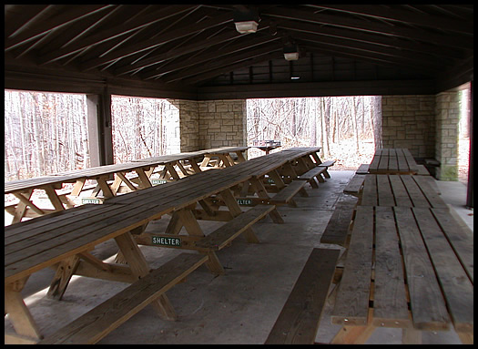 Reservable Shelter Houses - Trailside Shelter